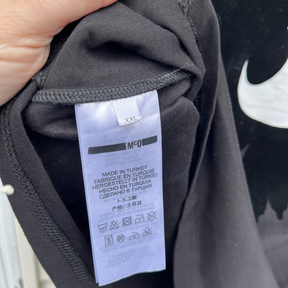 ALEXANDER MCQUEEN MEN’S/LADIES BLACK EYES T SHIRT-XXL - Picture 3 of 7